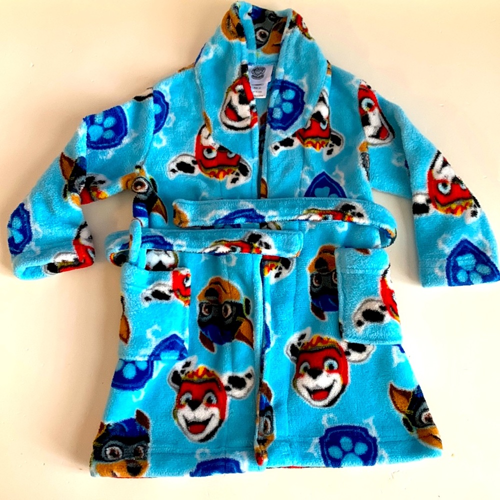 Nickelodeon Paw Patrol Fleece Bath Robe Boys 2T